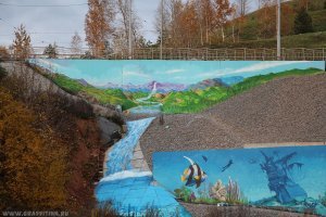 Нижний Новгород: Стрелка, Окский съезд
Но, к моему великому сожалению, Окский съезд с китом уже разрисовала бездарная школота(