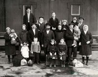 Семья мигрантов из России. Нью-Йорк. США. 1930 год