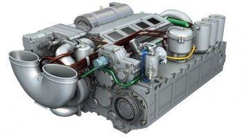 Автор, на приведённом Вами фото авиационный ДВС, а 5ТДФ выглядит вот так: