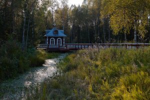 А это исток Волги. Это я, как урожденный волжанин, говорю.