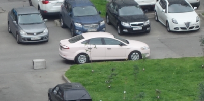 У меня в соседнем дворе розовенькая стоит...)