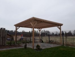 как я делал навес