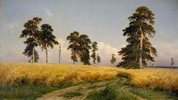 «Рожь»   картина русского художника-передвижника И. И. Шишкина, 
похоже  - маладец!