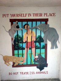 Зоопарк в Катманду, Непал..