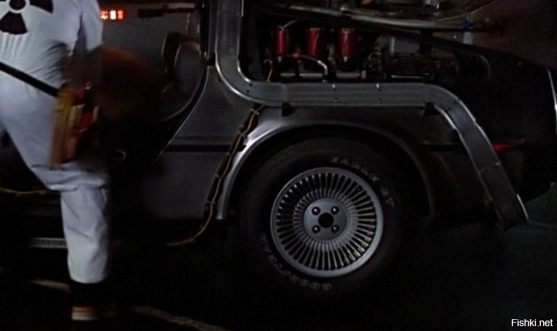 Так как это мой самый любимый фильм. То я все таки нашел до чего докопаться! в фильме стояли шины Goodyear Eagle GT и надпись была белой.