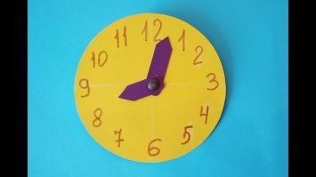 Захочешь время узнать - и стой жди пол-минуты пока этот м*дак новую линию нарисует. Не проще ли было сделать картонные стрелки и вручную их передвигать?