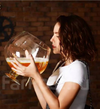 Или пивасика по-женски, в фужере...