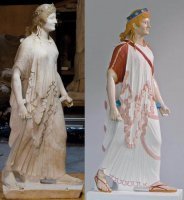 Пёстрое великолепие античности: как изначально были раскрашены древнегреческие статуи