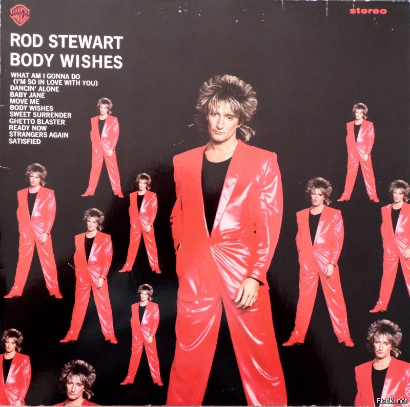 Что не так с конвертом Рода Стюарта? Такое оформление является данью обложке альбома Элвиса Пресли.