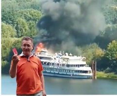 «Святая Русь» горит: на теплоходе в Нижегородской области случился пожар