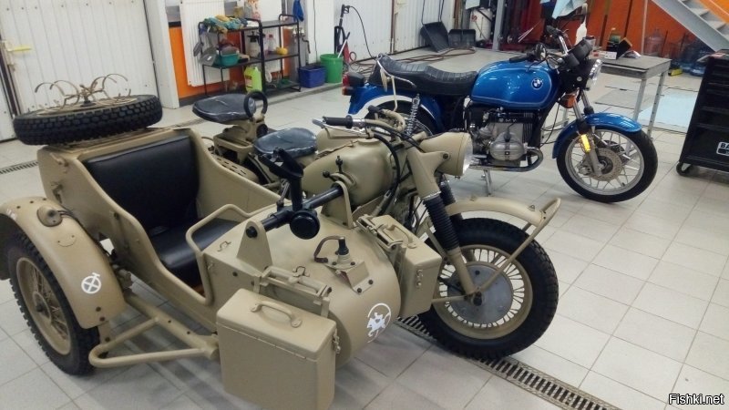 Довелось однажды делать ТО на таком вот ( BMW R75 "Sahara")