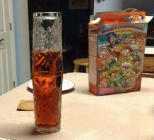А хлопьями закусывают что ль?