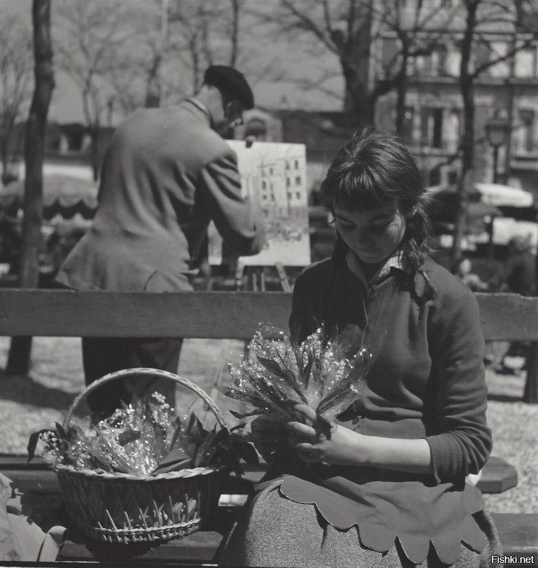 А это ваще трындец. 
Kees Scherer - Lily’s of the valley,  Paris 1955-1959