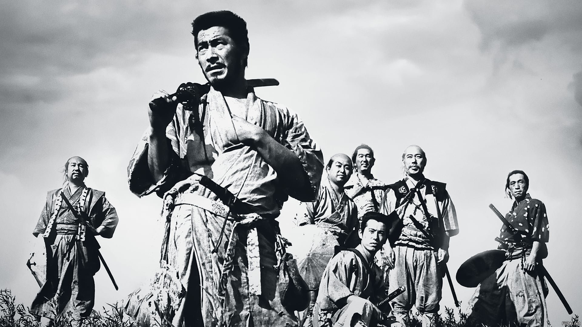 Великолепный фильм Куросавы 7 самураев. 
