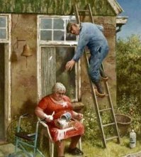 Картина называется "Вставание 3.14здеца в полный рост"
Кровь, слезы, моча.
Художник тоже умер.