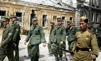 1943 или 1944, Витебск. Пусть помнят фрицы Белоруссию!!!
