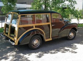Нагличане стырили у нас. Morris Minor Traveller.