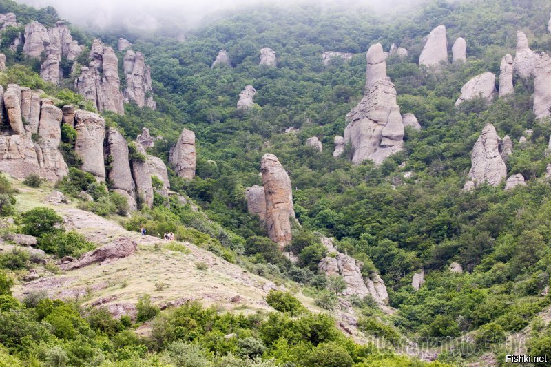 "Долина привидений" (Демерджи) в Алуште, Крым.