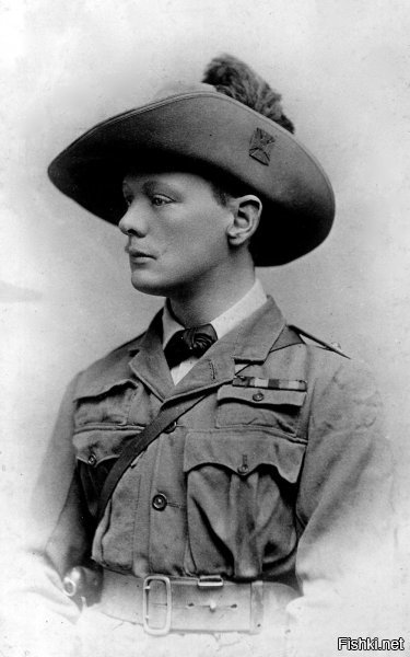 А что так мало?

Черчилль в период службы в Южно-Африканской лёгкой кавалерии. 1899