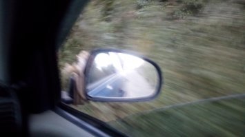 Зеленчукская. 

Не выдержал кронштейн. Металлический.  

Скорость 20-25 км/ч. 
Больше - колеса отстегнутся. :)