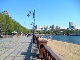Спортивная набережная во Владивостоке