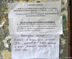 В нашем доме поселился замечательный сосед. Убойные записки в подъездах