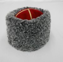Папаха из серого каракуля, генеральская