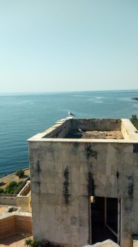 В недостроенном санатории с первой фоты пару месяцев назад