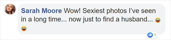 Как замечательно стебанула его одна из женщин: "Вау! Давно не видела ничего сексуальнее... теперь осталось только мужа найти..." 
Если кто не понял, это она ему, Майклу из Техаса, предлагает мужа найти.