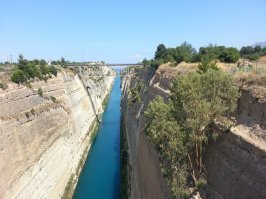 Коринфский канал - прямой как стрела, красивый как Коринфский канал