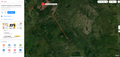 судя по карте не на юго-западе, а юго-востоке