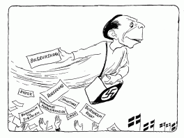 Это Бидструп. Великий карикатурист.
Сейчас актуален как никогда