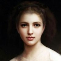 Первый вариант компьютерной девушки