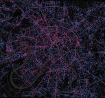 Судя по тому, что много точек в реке, либо в Москве много водолазов, либо утопленников....