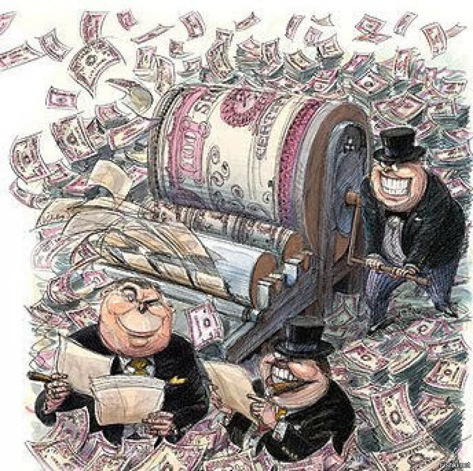 Американские банкиры карикатура