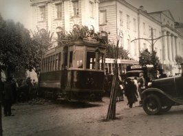 Авария в Лефортово у госпиталя им. Бурденко.