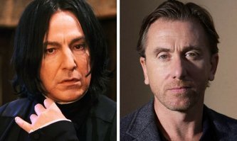 Кстати, тоже вариант. Не то, чтобы Алан Рикман плохо справился. Но к последним сериям заметно по возрасту из роли выбился, ведь его персонаж всего 32-40 лет должен был быть. Да и зная Тима Рота вполне можно предположить что его герой был бы более похожим на книжного.