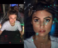 Без фотошопа? Автор ты не лечи. Тут фильтров штук 10 только.