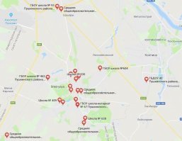 "А случись что (не дай Бог)"

Не случится, они под надежной защитой:) Примерно по 1 храму на каждую школу