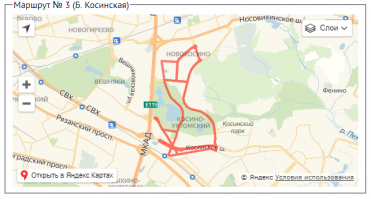 Окей Бро. 
Походу кто-то звиздит. Где маршрут по МКАДу? 

Выхино
Проведение экзаменов на право управления ТС и выдача ВУ
Осуществляет:
2 отделение по экзаменационной работе Межрайонного отдела ГИБДД технического надзора и регистрационно-экзаменационной работы № 3 ГУ МВД России по г. Москве [1145102]
Всего 3 маршрута.