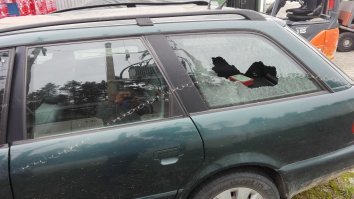 Коллега недавно лошадку сбил!!