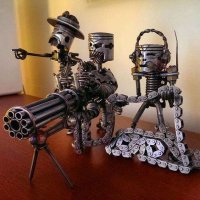 Интересно, через какое время хакеры научатся их ломать и запрограммируют этой игрушке, поднявшись на две лапы дать двумя другими человеку в область глаз или головы. Или ночью взять палку с острым концом (модели у которой есть рука) ткнуть спящего человека в ухо? Жуть...