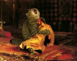 Когда перестарался с "кусь".