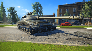 Эммм, я не танкист, но гугл говорит, что это не игровой танк "Данный танк можно было обнаружить в одном из патчей закрытого тестирования ранней зимой 2018." и на данный момент он в игру не введёт. Сейчас в игре доступен «Объект 279 (р)»