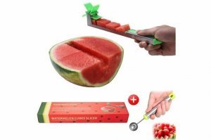 Нафига тут нож?С таким то арбузом
Дайте мне большую ложку!!!