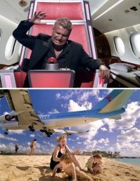 Частный самолёт с кнопкой автоматической посадки для пассажиров