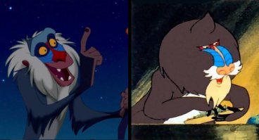 Даже имена Кимба и Симба.. ну ни разу не похожи