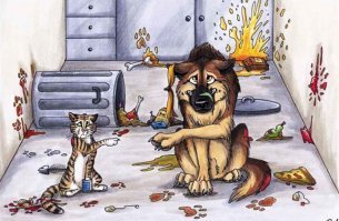 Животная карикатура