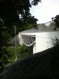 Москва. Бывший ж/д мост через Яузу почившей в Бозе Бескудниковской ветки. Ныне пешеходный.