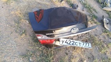Авария дня. В Астрахани водитель уходил от погони и влетел в столб